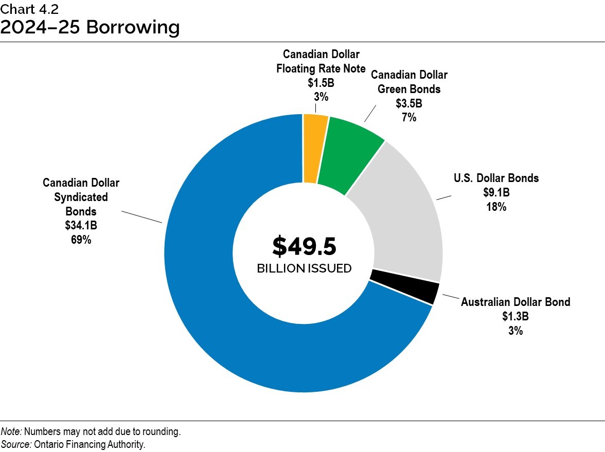 Chart 4.2: 2024–25 Borrowing